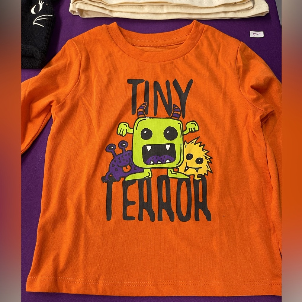 Tiny terror  🎃 long sleeve 2T